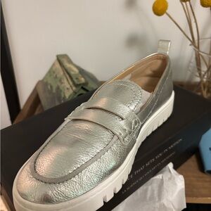 Vionic Silver Flats Comfortable and Stylish
